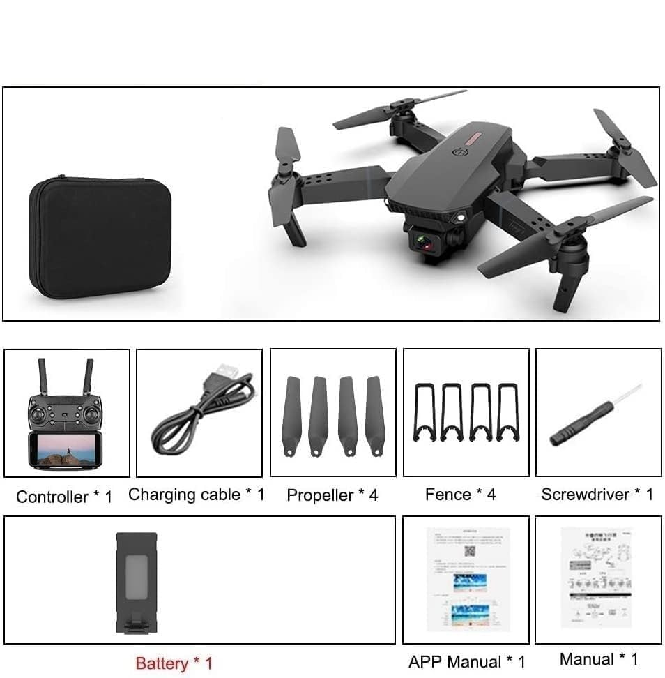 Foldable Drone with HQ WiFi Camera Remote Control Quadcopter for Kids